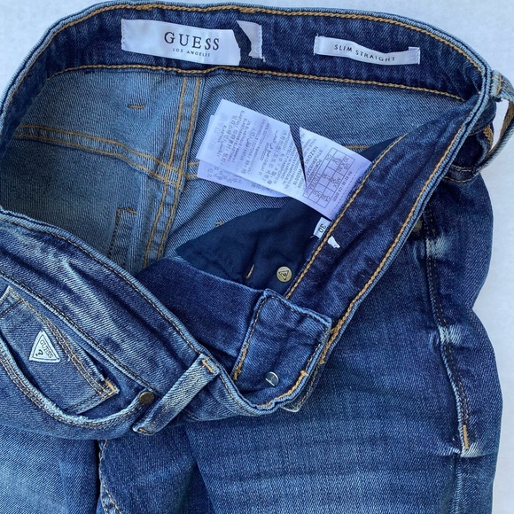 New GUESS Slim Straight Men's Jeans SZ 30 - Picture 5 of 7